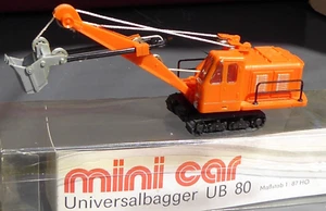 Automobilina 1029/1 H0 DDR Bagger Universale Ub 80 Escavatore a Cucchiaio - Foto 1 di 8