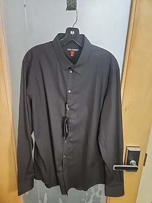 Camisa DOLCE & GABBANA Negra Algodón Vestido Formal Hombre Top 17/43 Foto 1 de 3