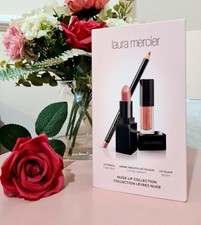 Laura Mercier Nude Lip Collection Lipstick Lip Pencil & Lip glacé gloss set????NEW