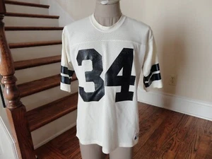 Vtg 80's White Oakland Raiders #34 Bo Jackson Champion Nylon Screen Jersey Men L - Picture 1 of 9