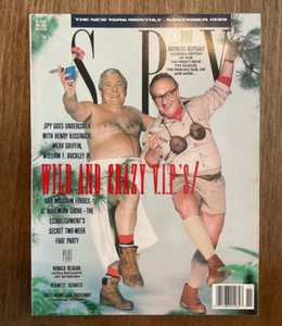 November 1989 Spy Magazine November Ronald Reagan, Malcolm Forbes No Label - Picture 1 of 4