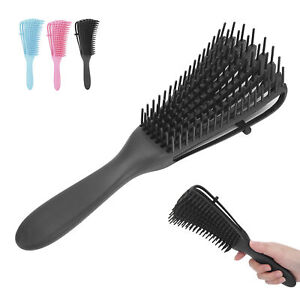 Detangling Hair Brush Knots Detangler Comb Fine Teeth Long Wet Dry Hair Comb