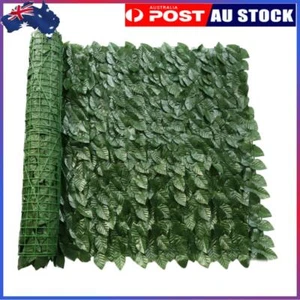 Artificial Hedges Fence Wall Screen Faux Hedges Fence Greenery Garden Home Decor - Picture 1 of 8