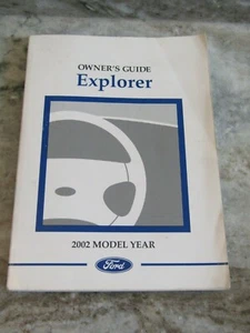 2002 FORD EXPLORER OWNERS MANUAL - Picture 1 of 4
