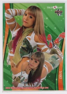 SAKI - 2016 BBM Women's Pro-Wrestling Trading Card - Picture 1 of 3