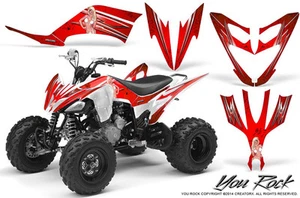 YAMAHA RAPTOR 250 GRAPHICS KIT CREATORX DECALS STICKERS YOU ROCK RW - Picture 1 of 1