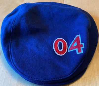 Шляпа таксиста Roots Team USA 2004 Olympics Newsboy синяя вышитая для взрослых размер L/XL - Изображение 1 из 4