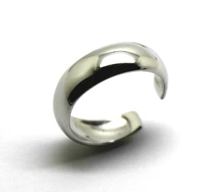 Kaedesigns Genuine New Solid Dome 9ct 9kt White Gold 375 Plain Toe Ring 231 - Picture 1 of 12