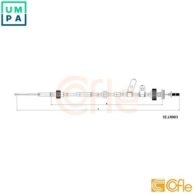 CABLE PULL PARKING BRAKE 92.1E.LR003 FOR LAND ROVER LR3/III/SUV DISCOVERY/IV - Image 1 of 4