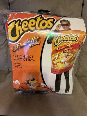 Cheetos Flamin’ Caliente Bolso Crujiente Disfraz Adulto Talla Única Gafas de Sol Halloween Foto 1 de 2