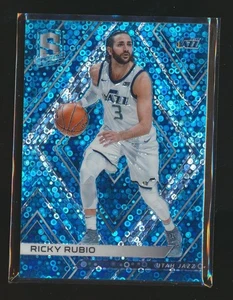 2017-18 SPECTRA BLUE /99 RICKY RUBIO JAZZ - Picture 1 of 1