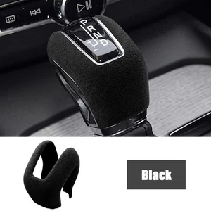 Suede Leather Car Gear Shift Knob Cover Trim For Volvo XC60 S60 V90 S90 XC90 V60 - Picture 1 of 9