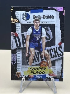 2025-26 TOPPS NBA FLAGSHIP COOPER FLAGG DAILY DRIBBLE RC HOBBY INSERT SP - Picture 1 of 6