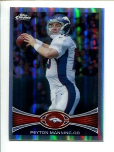 Topps Chrome Refractor #161 2012 - Peyton Manning 🏈 Salón de la fama - Imagen 1 de 3