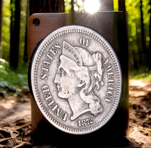 1872 Three Cent Nickel You Can Have Your Own Rarity Right Now! FREE SHIPPING! - Picture 1 of 8