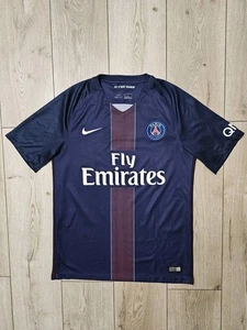 PSG PARIS SAINT-GERMAIN 2016 2017 HOME FOOTBALL SHIRT SOCCER JERSEY M NIKE - Picture 1 of 13