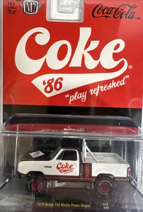 M2 Machines 1979 Dodge 150 Macho Power Wagon White Coca Cola A54 24-62 New - Picture 1 of 13