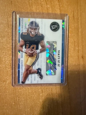 2024 Leaf Collective - Juju Lewis - Press Pass Platinum Crystal Auto #d 2/10 Foto 1 de 2