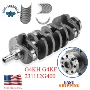 G4KF G4KH Engine Crankshaft + Bearings For 2.0L Sonata Sportage Optima Turbo NEW - Picture 1 of 15