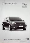263842) Fiat Grande Punto - Preisliste & Extras - Prospekt 09/2005