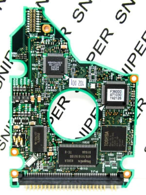 PCB - Toshiba 30GB MK3017GAP (HDD2159 A ZF01 T) B3602175 A0/A0.02H Hard Drive - Image 1 of 3