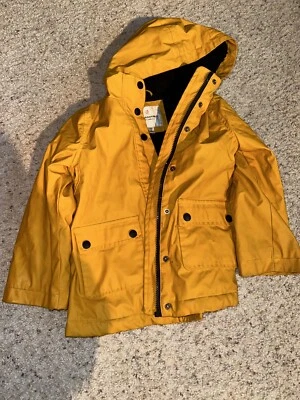 Urban Republic | Mustard Sherpa Rain Jacket - Girls 4- Small - Image 1 of 2