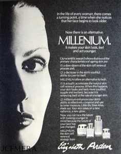 Elizabeth Arden 'MILLENIUM' Perfume Advert - Original 1981 Cosmetics Print AD - Foto 1 di 1