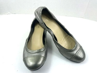 Cole Haan Gatito Tacones Mujer 8.5 B NikeAir Milly Zapatos Gris Peltre Cuña Puntera Foto 1 de 4