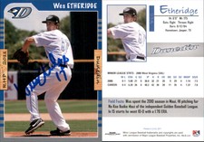 Wes Etheridge Signed 2011 Grandstand Dunedin Blue Jays #NNO Card Auto AU