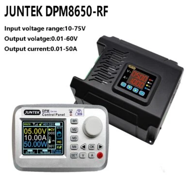 Medidor de corriente de voltaje JUNTEK DPM8650-RF 60V 50A DC-DC Buck fuente de alimentación voltaje Foto 1 de 4