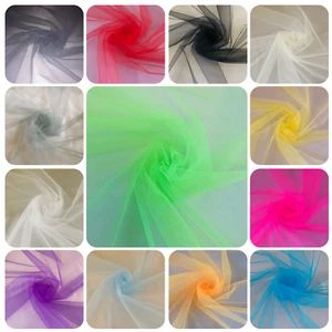 Stunning Stiff Bridal Dress Net 150cm Wide Tutu Veil Mesh Flare Free Crafts - Picture 1 of 40