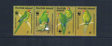 2/3 off $14.00 Scott Value - 1987 NORFOLK ISL. Parrots Wildlife MNH NH UMM