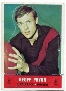 1969 Scanlens Die Cut Geoff PRYOR Essendon :/: - Picture 1 of 2