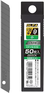 OLFA Cutter Ersatzklinge BB50K Special schwarz klein 50 Stück Pro schwarz - Bild 1 von 1