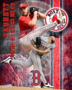 Impresión litográfica de los Medias Rojas de Boston de Garrett Crochet 2025 - Imagen 1 de 1