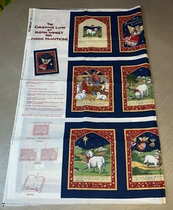 Susan Winget Das Weihnachtslamm Stoff Traditionen Panel 1995 Muster #2345 - Bild 1 von 6