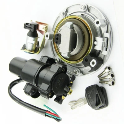 Juego de bloqueo de interruptor de llave de encendido para Honda VTR1000F Firestorm VTR1000F Superhawk Foto 1 de 4
