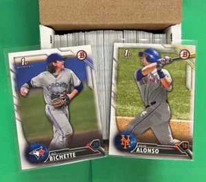 2016 BOWMAN DRAFT PAPER COMPLETE SET 1-200 ALONZO, BICHETTE, BIEBER, LUX - Picture 1 of 1