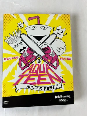 Aqua Teen Hunger Force DVD Volume 3 Dave Willis with slipcover Adult Swim - Image 1 of 4