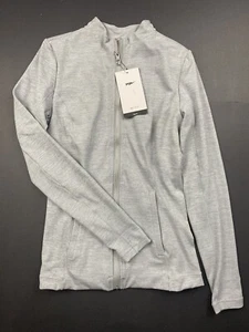 Nike Yoga Luxe Full Zip Jacke Grau DD5533 073 X Small - Bild 1 von 12