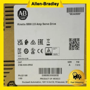 Allen-Bradley 2198-H003-ERS2 Kinetix 5500 ingresso 1/3 fase servoazionamento AC - Foto 1 di 4