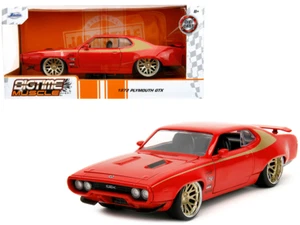 1/24 Jada BIGTIME MUSCLE 1972 Plymouth GTX Diecast Model Car Red 34206 - Picture 1 of 4