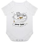 Cute Baby Grow Babygrow Gift Birth Birthday Night Sleep Suit Sleepy Animal Print