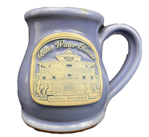 Deneen Pottery Coffee Mug Cup~ Blue Water House Lewes, Delaware - Picture 1 of 6