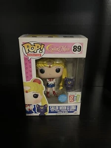 Funko Pop Sailor Moon & Luna #89 Glitzer Go! Exklusiv - Bild 1 von 12
