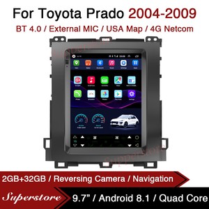 9.7" Tesla Style Android Car Stereo GPS For Toyota Prado 2004-2009