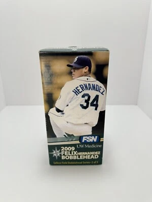Felix Hernandez -Seattle Mariners -2009 SGA Bobblehead -New In Box - Image 1 of 4