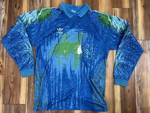 Adidas football vintage tempalte 90's Olympique Marseille shirt jersey rare L Cover