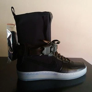 NIKE LAB ACRONYM AIR FORCE 1 DOWNTOWN HI SP Black / Olive 649941-003 size 7.5 - Picture 1 of 5