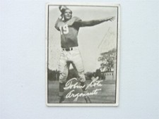 VINTAGE FOOTBALL CARD TOPPS 1961 TORONTO ARGONAUTS TOBIN ROTE  NO127